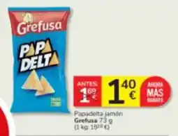 Consum Grefusa papadelta jamón oferta
