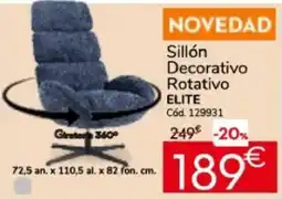 Conforama Sillón Decorativo Rotativo ELITE oferta