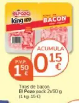 Consum El Pozo king up bacon oferta