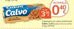 Consum Calvo calamares en salsa americana oferta