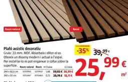 Bauhaus Plafó acústic decoratiu oferta