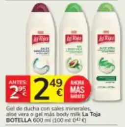 Consum La Toja gel de ducha oferta