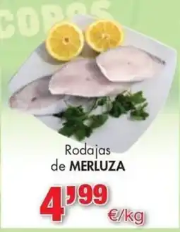 Congelados Copos Rodajas de merluza oferta