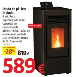 Bauhaus Nebula estufa de pèl-lets oferta