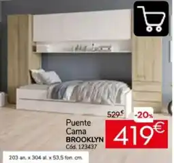 Conforama Puente Cama BROOKLYN oferta