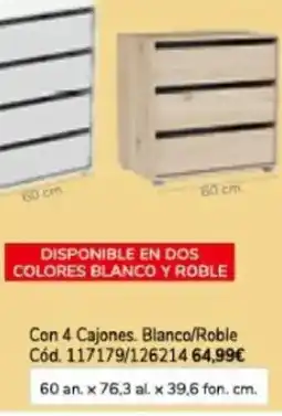 Conforama Cajón con 4 cajones oferta
