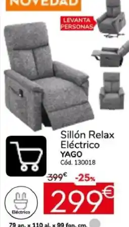 Conforama YAGO Sillón Relax Eléctrico oferta