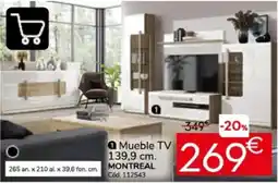Conforama MONTREAL Mueble TV oferta