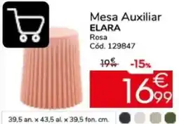 Conforama Elara mesa auxiliar oferta