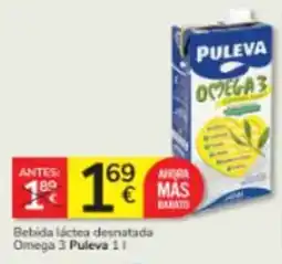 Consum Puleva bebida láctea desnatada Omega 3 oferta