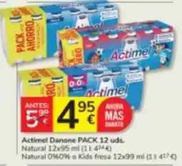 Consum Actimel Danone PACK oferta