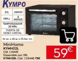 Conforama Kymbo Minihorno Kymh22l oferta