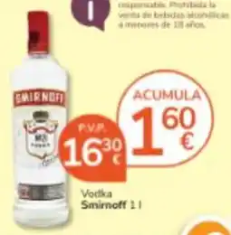 Consum Smirnoff Vodka oferta