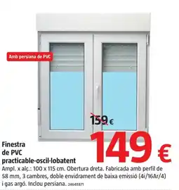 Bauhaus Finestra de PVC practicable-oscil-lobatent oferta
