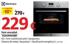 Bauhaus Electrolux Forn encastat 'EOH3H00BX' oferta