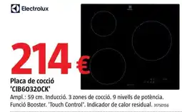 Bauhaus Electrolux Placa de coccio 'CIB60320CK' oferta