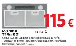 Bauhaus cataC grup filtrant 'GT Plus 45 X' oferta