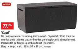 Bauhaus Keter Capri oferta