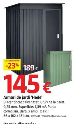 Bauhaus Armari de jardí 'Hede' oferta
