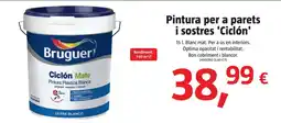 Bauhaus Bruguer pintura per a parets i sostres ciclón oferta