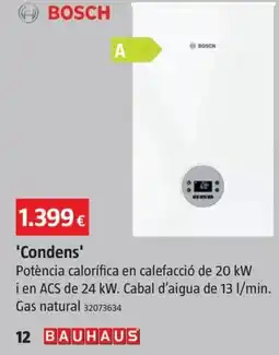 Bauhaus Bosch 'Condens' oferta