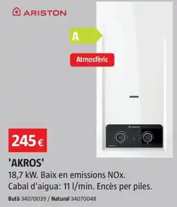 Bauhaus Ariston 'Akros' oferta
