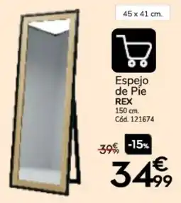 Conforama Rex espejo de pie oferta