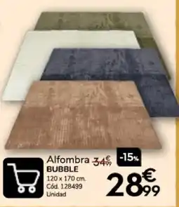 Conforama Alfombra bubble oferta