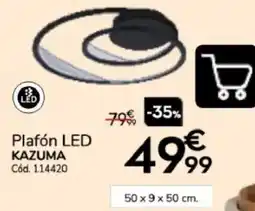 Conforama Kazuma plafón led oferta