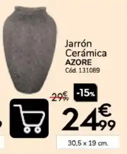 Conforama Azore jarrón cerámica oferta