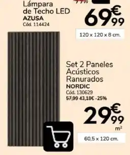 Conforama Azusa lampara de techo led oferta