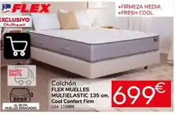 Conforama Flex colchón muelles multielastic 135 cm oferta