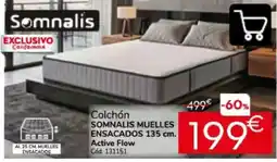 Conforama Somnalis colchón muelles ensacados oferta