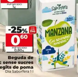 Dia Supermercados Dia Saborfera beguda de c sense sucre oferta