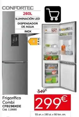 Conforama Confortec frigorífico combi cfb296xde oferta
