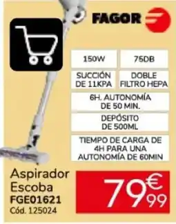 Conforama Fagor Aspirador Escoba FGE01621 oferta