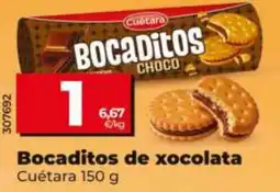 Dia Supermercados Cuétara bocaditos choco oferta