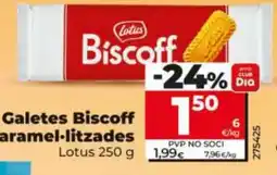 Dia Supermercados Lotus Biscoff oferta