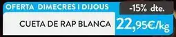 Plusfresc Cueta de rap blanca oferta