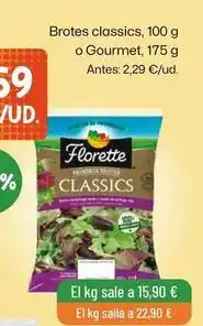 AhorraMas Florette - brotes classics o gourmet oferta