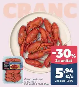 La Sirena Isco - cranc de ríu cuit oferta