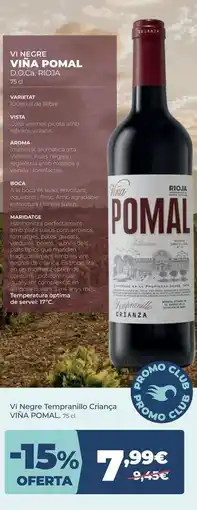 La Sirena Viña pomal - vi negre pompalla chinera oferta