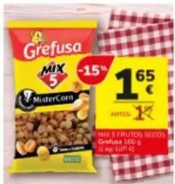 Consum Grefusa - mix 5 frutos secos oferta
