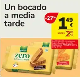 Consum Gullón - zero sin azucares oferta
