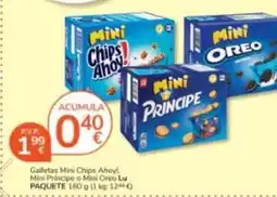 Consum Lu - galletas mini chips ahoy mini principe o mini oreo oferta