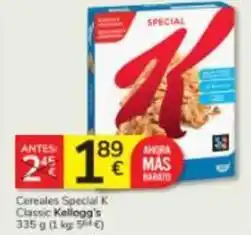 Consum Kellogg's - cereales special k classic oferta