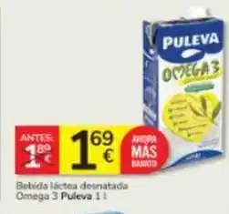 Consum Puleva - bebida lactea desnatada omega 3 oferta
