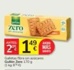 Consum Gullón - galletas fibra sin azucares oferta