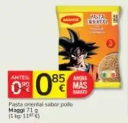 Consum Maggi - pasta oriental sabor pollo oferta