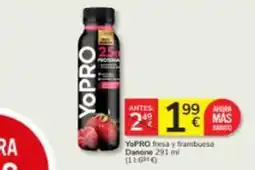 Consum Danone - yopro fresa y frambuesa oferta